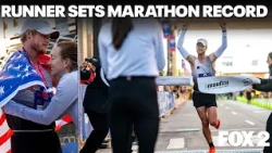 Free Press Marathon winner sets speed record in third consecutive win