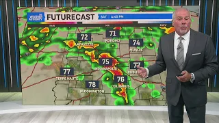 Rain and possible storms expected in central Indiana