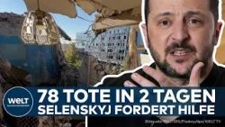 UKRAINE: 78 dead in two days, Zelenskyy demands more access to Starlink after new attacks