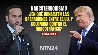What do the anti-drug operations between the U.S. and Colombia consist of?