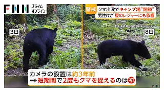 繁殖期迎えた“夏のクマ”　日光「いろは坂」近くに出没　青森ではキャンプ場が夜間開放を当面取りやめ　群馬では釣り中の男性けが（2026年08月14日）