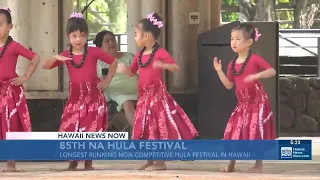 85th annual Na Hula Festival brings music, dance to Kapiolani Park