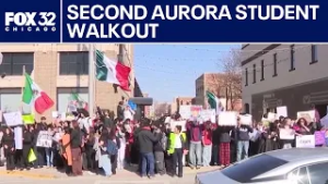 Second Aurora student walkout draws hundreds