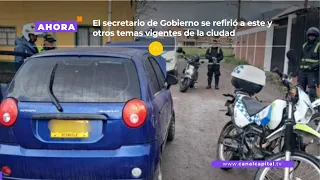 Blue car that caused incident on pedestrian bridge found in Cajicá | Current Events