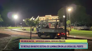 WILSON DE MATTOS SOBRE ILUMINACIÓN EN ZONA PORTUARIA
