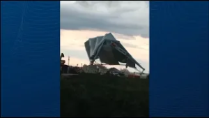 Oito cidades registram estragos após forte temporal no RS