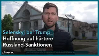 Thilko Gläßgen aus Irpin zum Besuch von Selenskyj bei Trump | 28.07.26