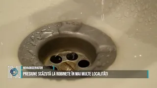 Low water pressure in several localities