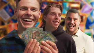 Walter Wallberg och William Poromaa träffar pokémon-legenden Rare Holos | SVT
