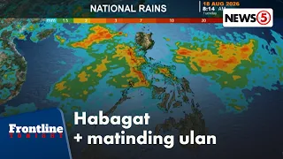 Inaasahang magiging maulan ang buong linggo, mga Kapatid | Frontline Tonight