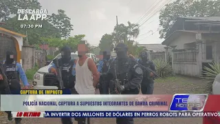 National Police capture suspected members of criminal gang in La Ceiba