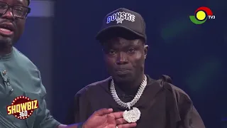 Donske Shows Off His Diamond Necklace on #Showbiz360.😀