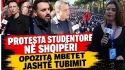 PROTESTA KOMBËTARE, PJESËMARRJE E ULËT? OPOZITA JEP SHPJEGIMET PER GAZETAREN GRETA HOXHAJ