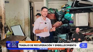 Critical trash spots in Pereira transformed into gardens and green spaces