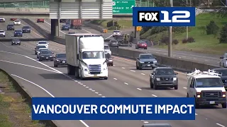 Drivers concerned about longer Vancouver commute times due to I-5 SB closure