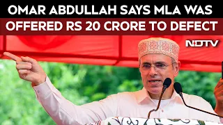 Omar Abdullah Says MLA Was Offered Rs 20 Crore To Defect, BJP Slams Claim