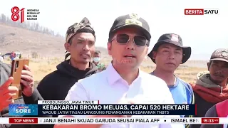 Kebakaran Bromo Meluas, Capai 520 Hektare