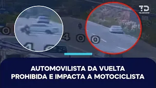 Driver flees after hitting motorcyclist on Naucalpan-Toluca highway