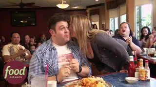 Adam Richman Tackles A HUGE 6lb Omelette Challenge At San Diego Restaurant | Man V Food
