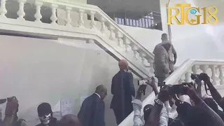 Ansyen prezidan Michel Joseph Martelly nan Kou Dapèl Port-au-Prince.