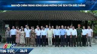 CENTRAL INTERNAL AFFAIRS COMMISSION OFFERS INCENSE TO PRESIDENT TON DUC THANG