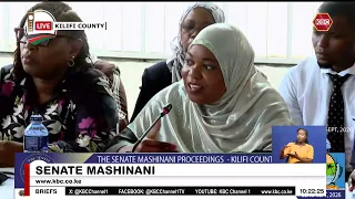 Senate Mashinani | Governor Achani responds to Senate on the state of health in Kilifi County
