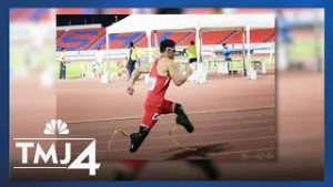 Grafton athlete born without fibulas working to qualify for 2028 Paralympic Games