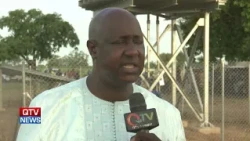 PRESIDENT BARROW VISITS FANDEMA MIXED FARMING GARDEN IN DOBO VILLAGE.