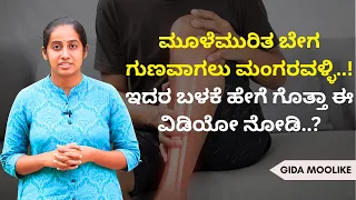 ಮೂಳೆಮುರಿತ ಬೇಗ ಗುಣವಾಗಲು ಮಂಗರವಳ್ಳಿ..! ಇದರ ಬಳಕೆ ಹೇಗೆ ಗೊತ್ತಾ ಈ ವಿಡಿಯೋ ನೋಡಿ..? | GIDA MULIKE