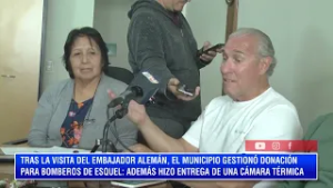 DONACION ALEMANA A BOMBEROS ESQUEL