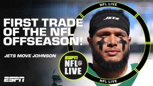 FIRST TRADE OF THE OFFSEASON ? Jets trade Jermaine Johnson to Titans for T'Vondre Sweat | NFL Live