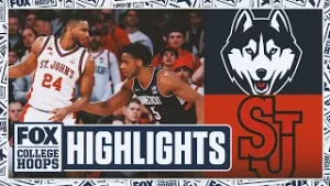 No. 3 UConn Huskies vs. No. 22 St. John's Red Storm ? FOX College Hoops