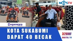 40 PRESIDENTIAL AID ELECTRIC PEDICABS DISTRIBUTED TO SUKABUMI CITY