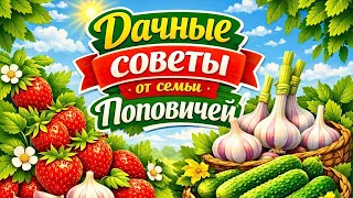Дачные советы от семьи Поповичей — проверено на собственном участке! | Удачи на даче