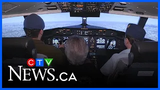 Air cadets train in aircraft maintenance at Canadore College