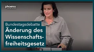 Bundestag, 96. Sitzung: Debatte zur Änderung des Wissenschaftsfreiheitsgesetzes | 24.09.26