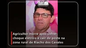 Agricultor morre após sofrer choque elétrico e cair de poste na zona rural de Riacho dos Cavalos