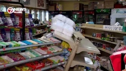 45 year old woman hospitalized after pickup truck crashes into Kwik Stop