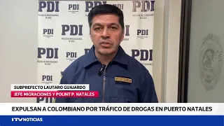 Colombian citizen convicted of drug dealing in Puerto Natales expelled from Chile