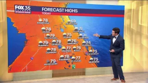 Orlando AM Weather Forecast: Pleasant and brighter end to the weekend on tap