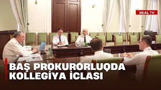 Baş Prokurorluqda kollegiya iclası - Azərbaycanda bu ilin birinci yarısında 15420 cinayət törədilib
