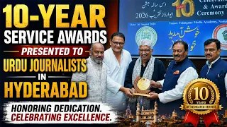 10-Year Service Awards Presented to Urdu Journalists in Hyderabad | MUNSIF TV