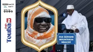 Portrait de Serigne Mountakha par Jeuwrigne Mbackiyou Faye | Cérémonie de baptême des rues