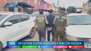 OS-9 O’Higgins Carabineros arrest two individuals linked to a violent robbery in Graneros