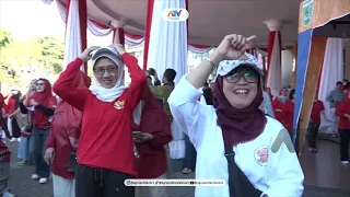 Pemkot Batu Gelar Jalan Sehat Merdeka dan Senam Bersama 2026