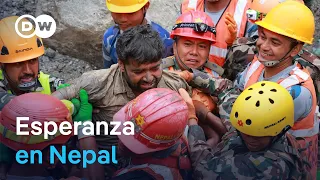 Nepal reports two rescues in a tunnel 10 days after landslide