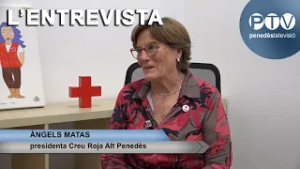 Àngels Matas, presidenta Creu Roja Alt Penedès