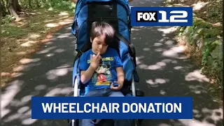 Influencer gifts Hillsboro family new wheelchair after theft in May
