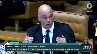 Supreme Court votes 4-3 to keep Moraes and Mendonça cases separate