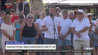 Szabó László és Huth Gergely szerint elbukott Magyar Péter terve a HírTV ellen- HírTV